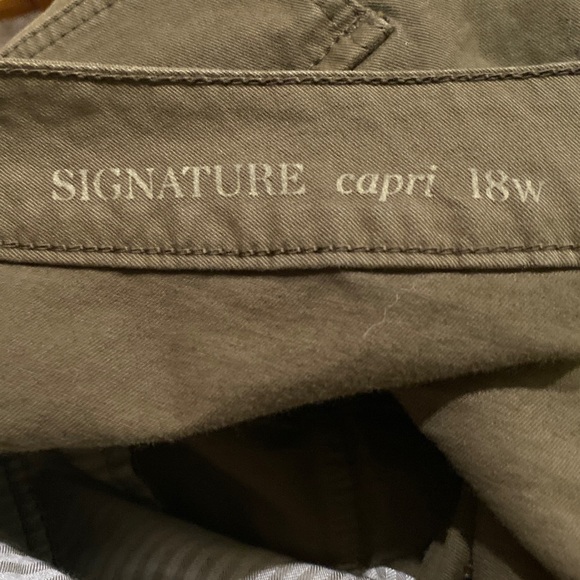Talbots Signature Capri Cargo Pants 16w - Picture 10 of 12